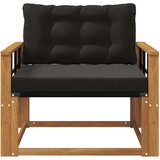  Set vanjskih sofa Čvrsto drvo akacije i Textilene Prirodna | shoptok.hr
