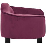 SOFA za pse bordo 67 x 47 x 36 cm plišana | shoptok.hr