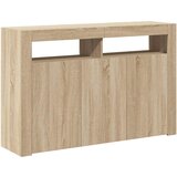  Komoda s LED svjetlima boja hrasta sonome 115,5 x 30 x 75 cm | shoptok.hr