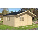Male kuće Drvena kuća PEDRO F 505 × 505 cm sa šindrom | shoptok.hr