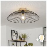  Brilagi - LED plafonski luster CERIA WIRE 1xE27/40W/230V, prečnik 60 cm, crna/hrast | Eponuda.com