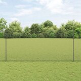  Zavarena žičana ograda s 44 U postova siva 1 4x50 m čelik Cijene