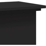 vidaXL Stojalo za rastline črno 33x33x80 cm inženirski les | Shoptok.si