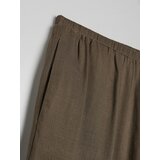 Sinsay Wide leg hlače s viskozom i dodatkom lana | shoptok.hr