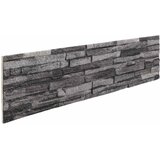  Zidne panele 10 pcs Antracit 100 x 25 cm EPS pjena | shoptok.hr
