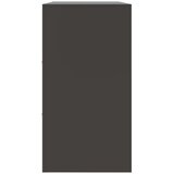 vidaXL Komoda crna 99 x 39 x 73 cm čelična | shoptok.hr