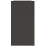 vidaXL Komoda črna 99x39x73 cm jeklo | Shoptok.si