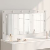 vidaXL ogledalo za toalet Bijelo MDF, Staklo 100 x 55 x 18 cm | shoptok.hr
