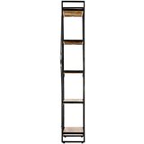 vidaXL knjižna omara 5-nadstropna 60x30x180 cm trden mangov les | Shoptok.si