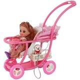  Lutka za igru Lucy sa bebom u kolicima i raznim rekvizitima | shoptok.hr