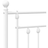  Metalno uzglavlje bijelo 135 cm | shoptok.hr
