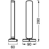 Ledvance Komplet 2x LED RGBW prigušiva stona lampa MOOD LIGHT LED/4W/230V + daljinski upravljač | Eponuda.com