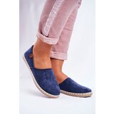 Boto EVENTO Women's Velvet Espadrilles Navy Vulcano | Shoptok.si