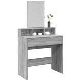  Toaletni stolić s ogledalom siva boja hrasta 80 x 41 x 144,5 cm | shoptok.hr