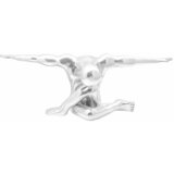  Skulptura Srebrno 91,5 x 32 x 33 cm Aluminij | shoptok.hr