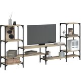 TV ormarić boja hrasta sonome 206,5x28,5x95cm konstruirano drvo | shoptok.hr