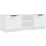 Maison Chic TV omarica - TV stojalo - Televizijska omarica bela 102x35x36,5 cm inženirski les, (21699796) Cene