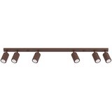 Sollux Lighting Stropna svetilka KARBON 6L rjava, (5000352377) | Shoptok.si