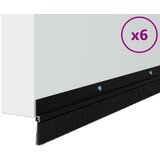 vidaXL Skrbniki za vrata z vijaki 6 pcs Črna 100 cm | Shoptok.si