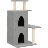  Penjalica za mačke sa stupovima za grebanje svjetlosiva 97 cm | shoptok.hr
