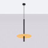Sollux Rumena/bež kovinska viseča svetilka ø 30 cm Rilu – | Shoptok.si