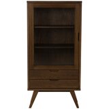 Actona Rjava vitrina v hrastovem dekorju 72x145x36 cm A-Line – | Shoptok.si