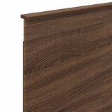  Uzglavlje s uzglavljem Smeđi hrast 80 cm Konstruirano drvo | shoptok.hr