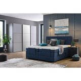 Moderano POSTELJA BOXSPRING 180 cm x 200 cm , tekstil modra | Shoptok.si