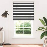  Zavjesa zebra crna 125x230 cm širina tkanine 120,9 cm poliester | shoptok.hr