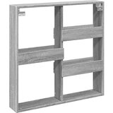 vidaXL Zidni ormarić boje hrasta 80x15x80 cm konstruirano drvo | shoptok.hr
