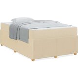  Konstrukcija postelje z vzmetnico krema 120 x 190 cm blago, (5000126898) | Shoptok.si