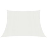 vidaXL Jedro za zaštitu od sunca 160 g/m² bijelo 4/5 x 4 m HDPE | shoptok.hr