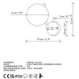 Opviq vall lamp zidna zlatna lampa antler 15015 | ePonuda.com
