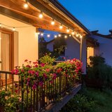  Brilagi - LED spoljna dekorativna girlanda GIRLANDA 25xE12 20m crna IP44 topla bela+sa daljinskim upravljačem | Eponuda.com