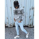 DStreet Bluza męska z nadrukiem szara | Shoptok.si