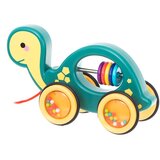 Montessori drvena kornjača zvečka na žici | shoptok.hr