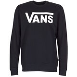 Vans Sweater majica 'MN CLASSIC CREW II' crna / bijela | shoptok.hr
