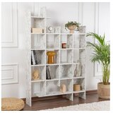 Hanah home Bookshelf Manco, 122x188x25,5 cm, Bijela | Eponuda.ba