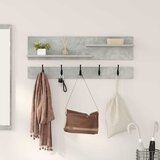  Vješalica za kapute na zidu Zidne Betonski sivi 90 x 15 x 36 cm | shoptok.hr