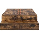 Krevet s ladicama Dimljeni hrast 90 cm Konstruirano drvo | shoptok.hr