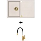  Set Tesa SQT101-AW + slavina Flexy PVD Zlato/Silica | shoptok.hr