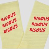 Bisous Skateboards Dokolenke Socks Sonics Rumena | Shoptok.si