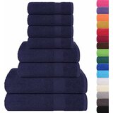  Set ručnika FROGN od 8 dijelova tamnoplave boje 360 g/m² | shoptok.hr