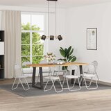  Sklopiva stolica 8 pcs Bijela i siva 48 x 43,5 x 81 cm | shoptok.hr