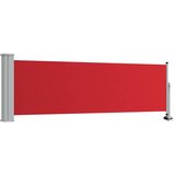  Uvlačiva bočna tenda za terasu 80 x 300 cm crvena | shoptok.hr
