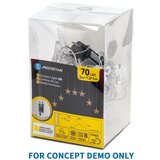 Aigostar LED spoljašnja novogodišnja girlanda 100xLED/8 funkcija 3xAA 10,3m IP44 hladno belo | Eponuda.com