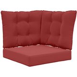  Zunanja blazina za kavč 3 pcs vinsko rdeča Poliester, (5000202546) | Shoptok.si