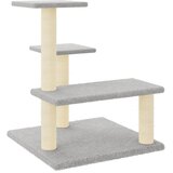  Penjalica za mačke sa stupovima za grebanje svjetlosiva 61 cm | Eponuda.com
