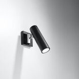 Nice Lamps Črna stenska svetilka Mira – | Shoptok.si