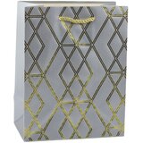  Paper Gift Bag Elegant Gold Patterns 23 x 18 x 10.5 cm | Shoptok.si